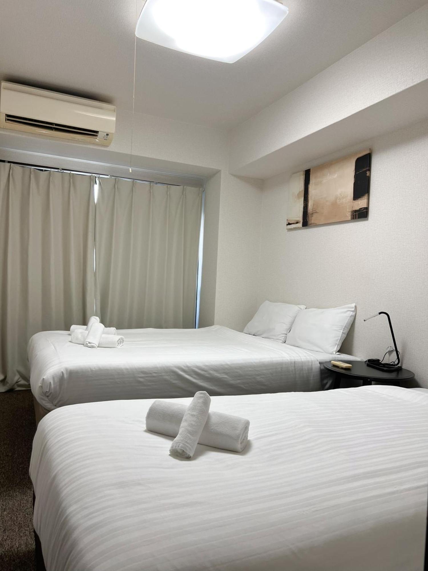 Uro-島之内3人部屋 Apartemen Osaka